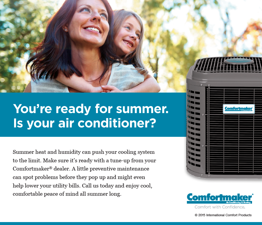 air conditioner ready for summer